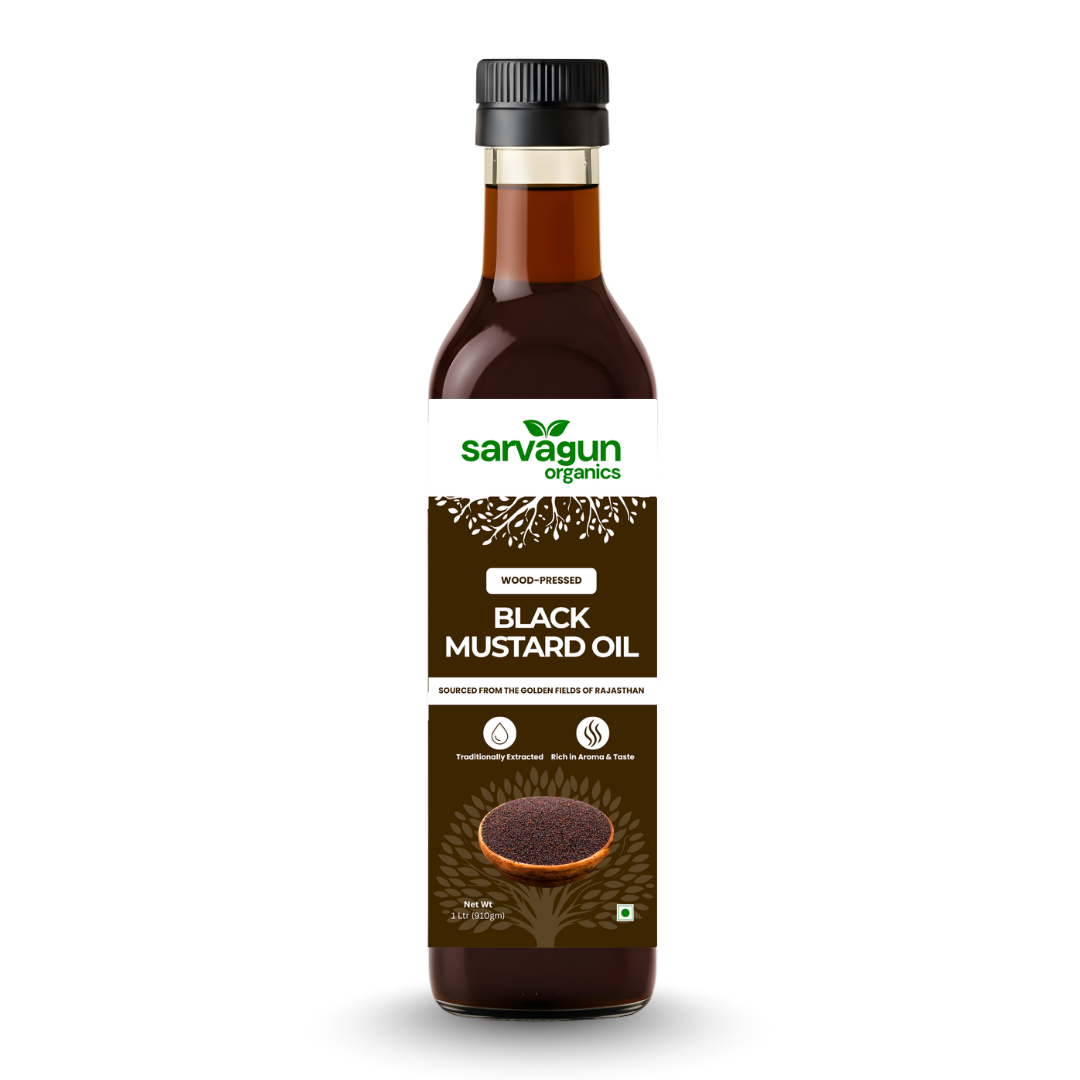 Wood-Pressed Black Mustard Oil