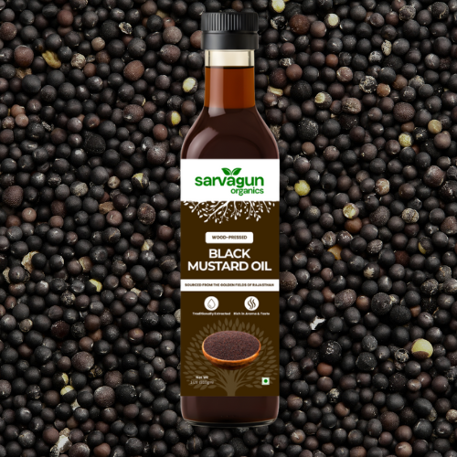 Wood-Pressed Black Mustard Oil