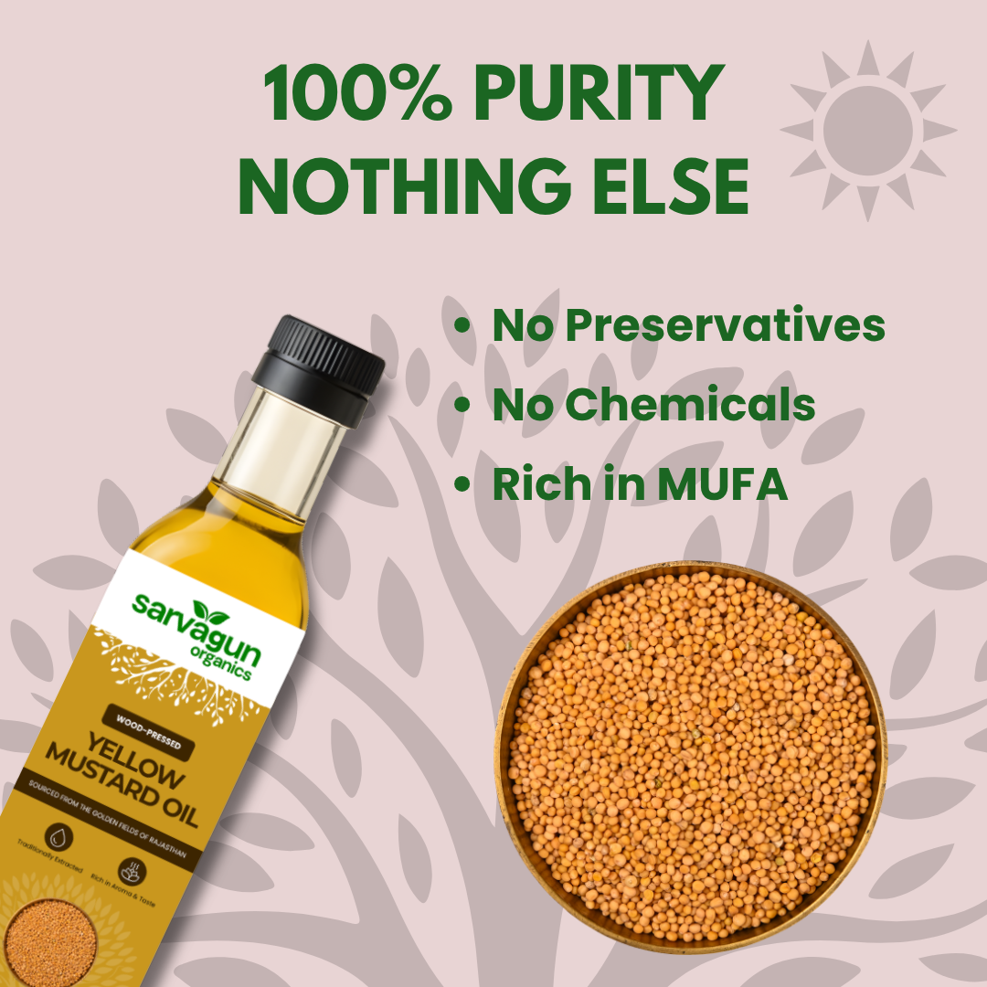 Wood-Pressed Yellow Mustard Oil