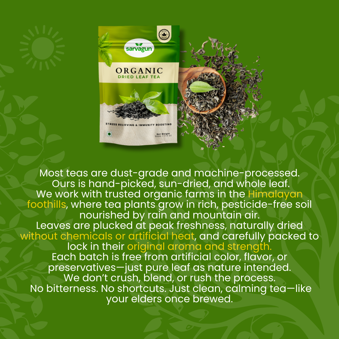 Organic Dried Leaf Tea