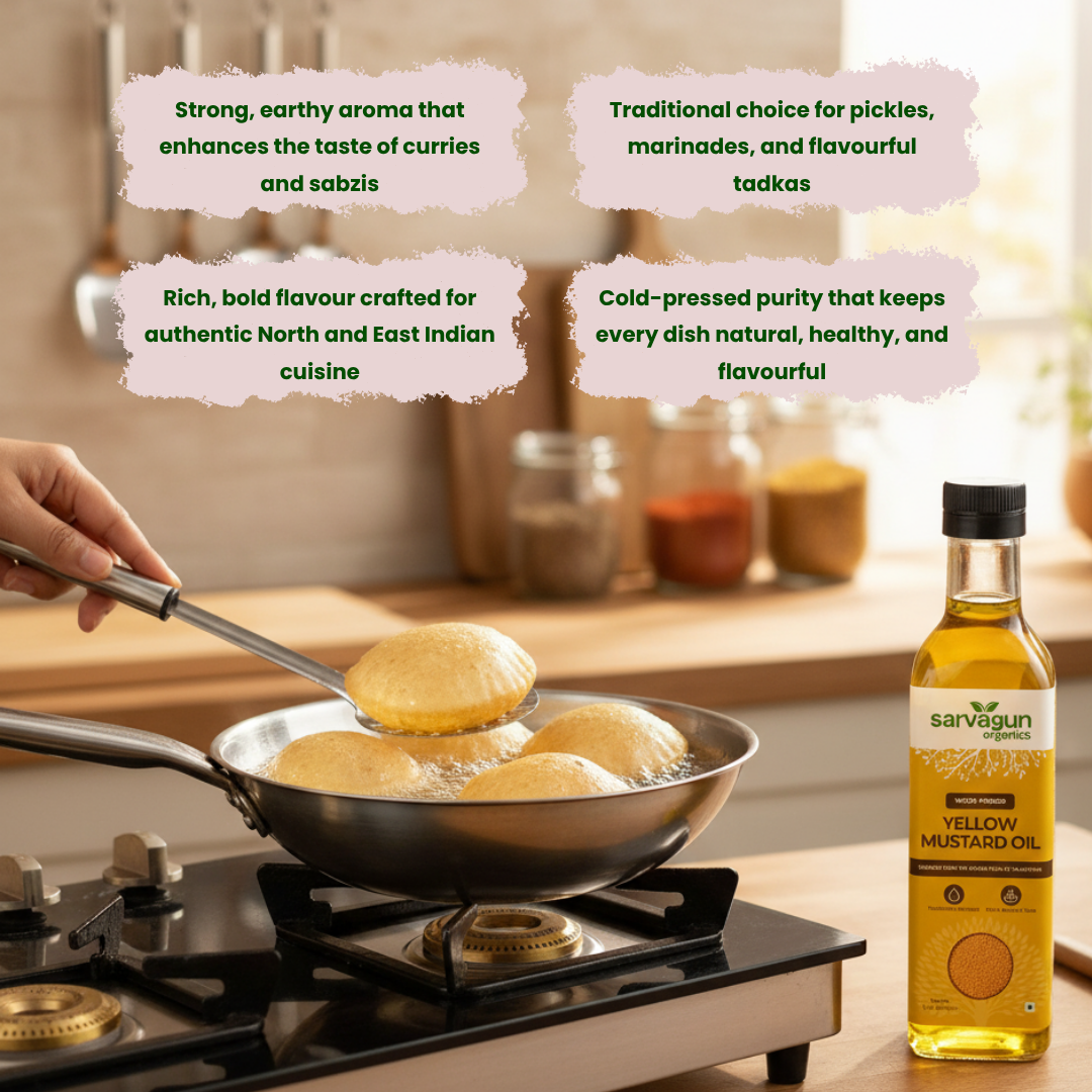 Wood-Pressed Yellow Mustard Oil